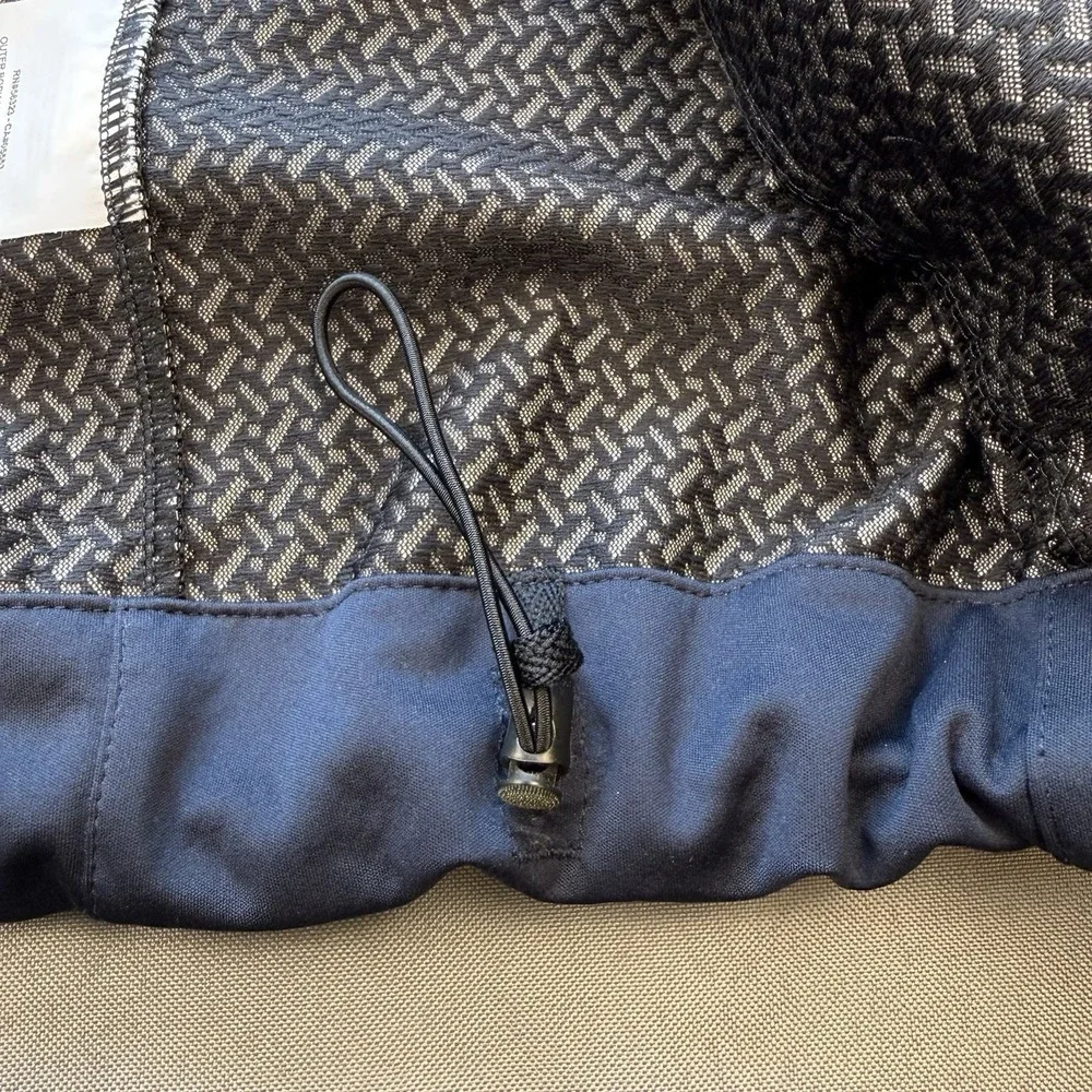 Nike Tour Golf Jacket Men's Large Lightweight Blue Full‎ Zip Pockets